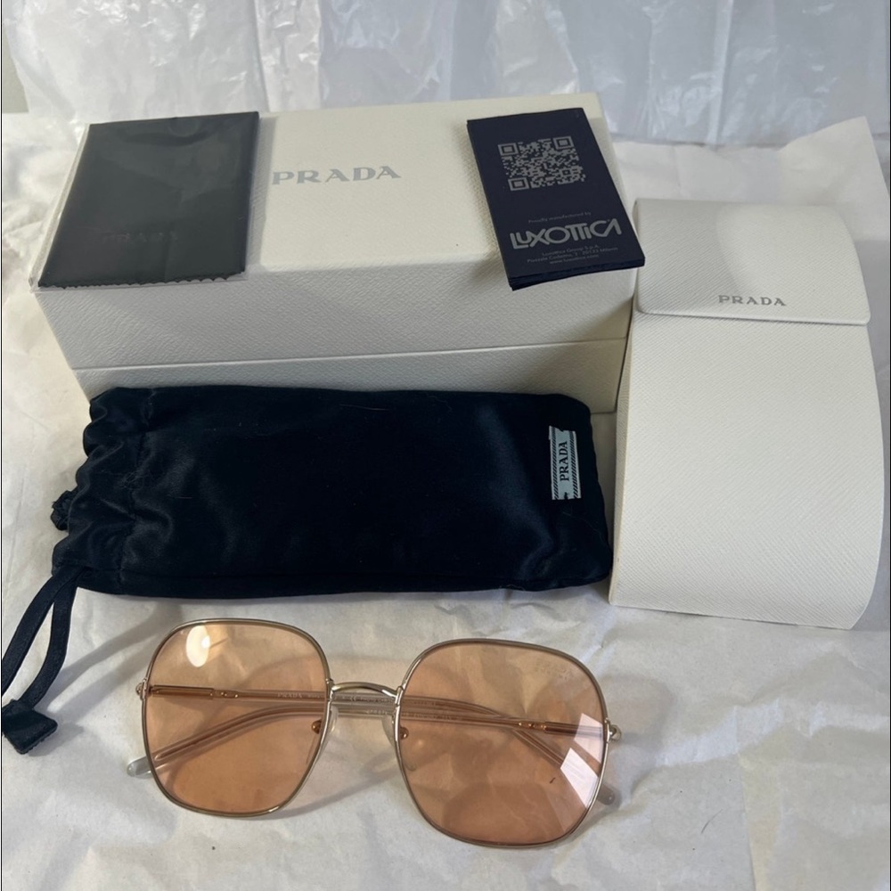 Prada square sunglasses for women